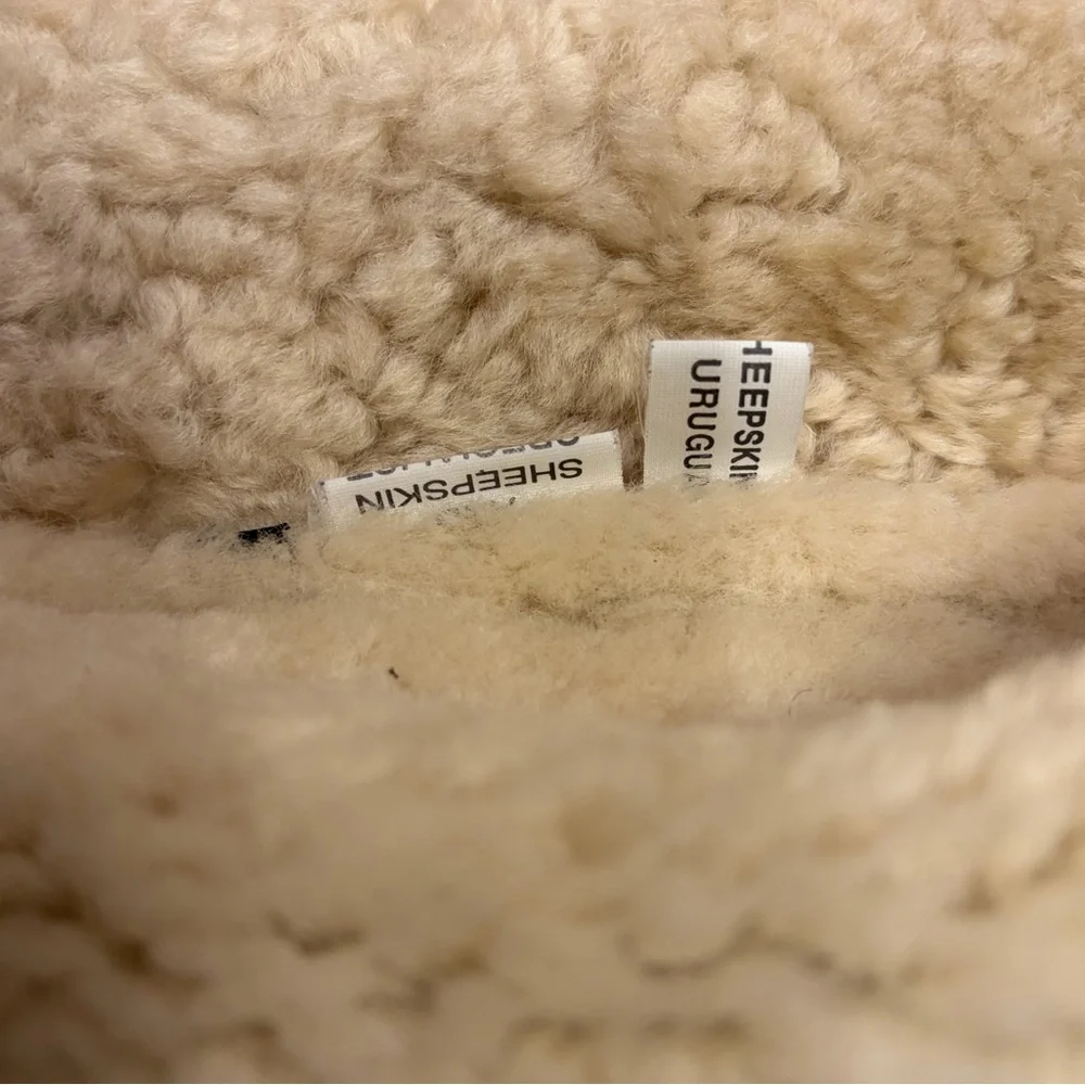 Brown Shearling B3 Bomber Aviator Jacket - Picture 10 of 15